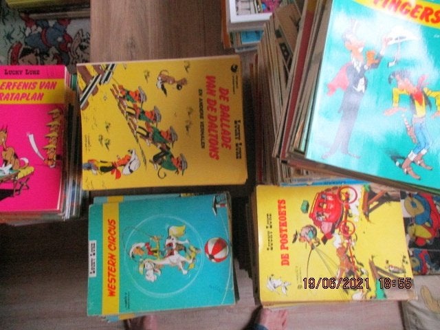 adv3608 lucky luke, Eén stripboek, Ophalen, Gelezen