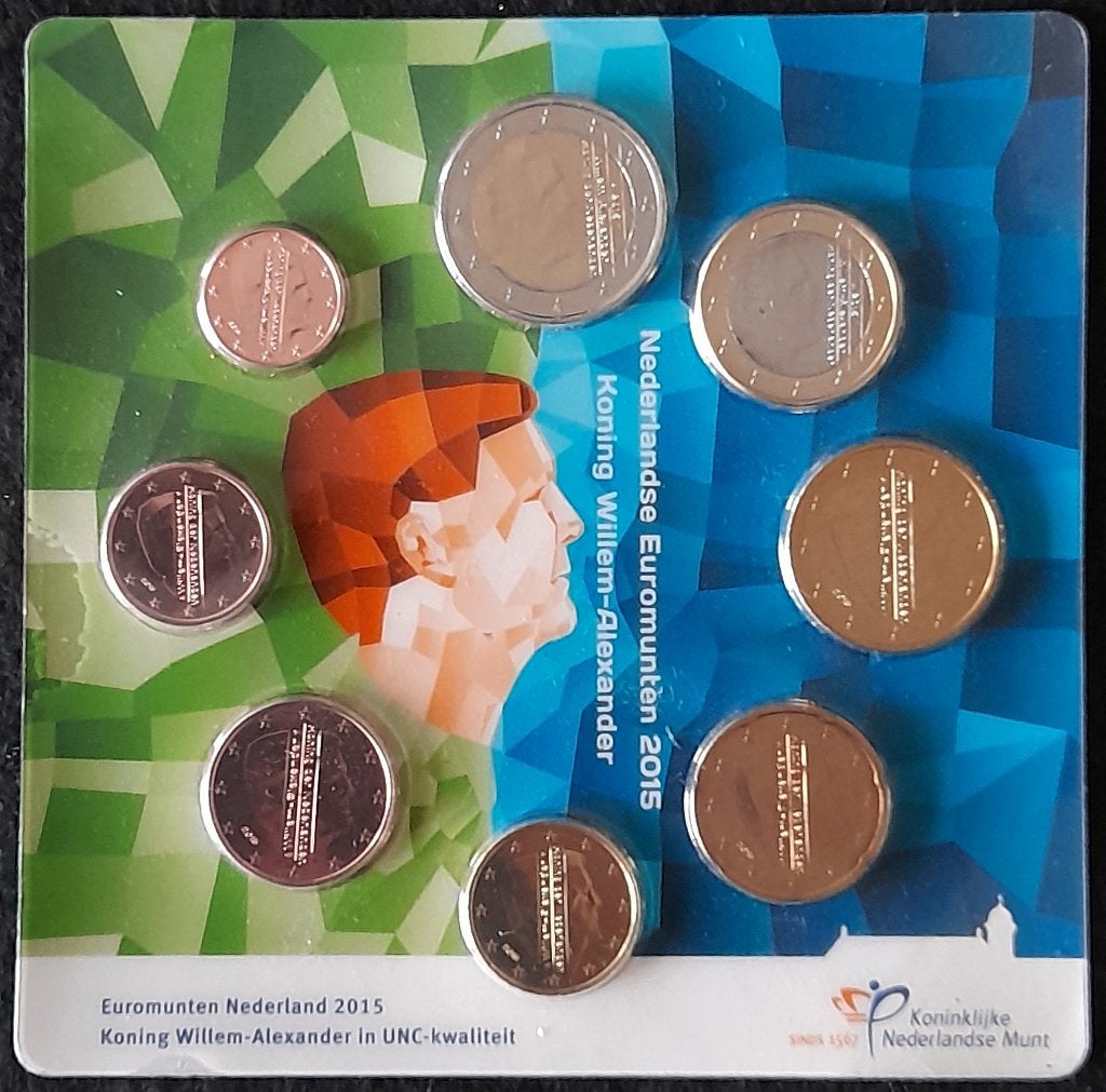 Nederland 2015 Willem Alexanderset 1 cent-2 euro UNC, Postzegels en Munten, Munten | Nederland, Ophalen of Verzenden, Koningin Beatrix