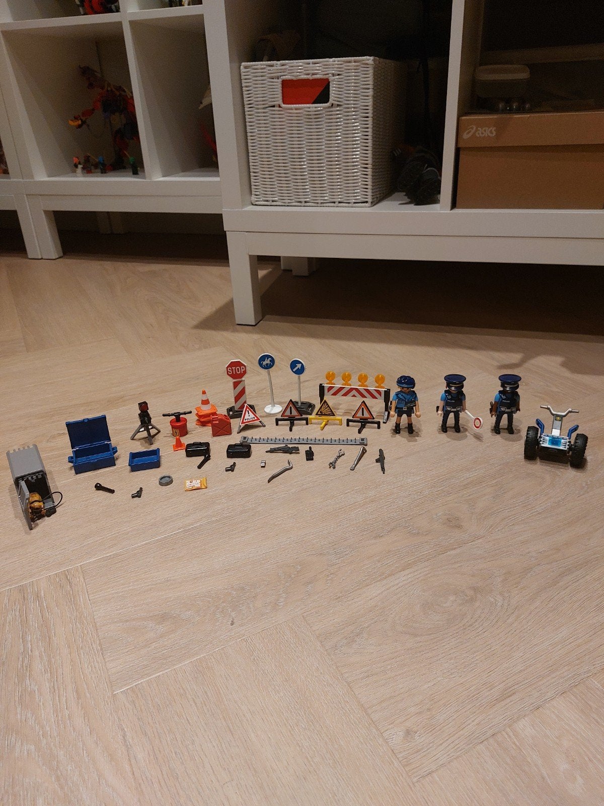Playmobil Politie Roadblock set Complete Set in Goede Staat, Ophalen of Verzenden, Gebruikt