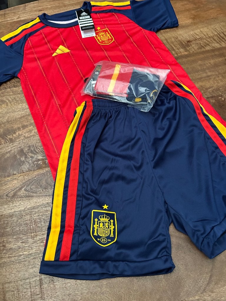 Voetbal tenu Spanje wk2026 kids, Maat XS of kleiner, Ophalen of Verzenden