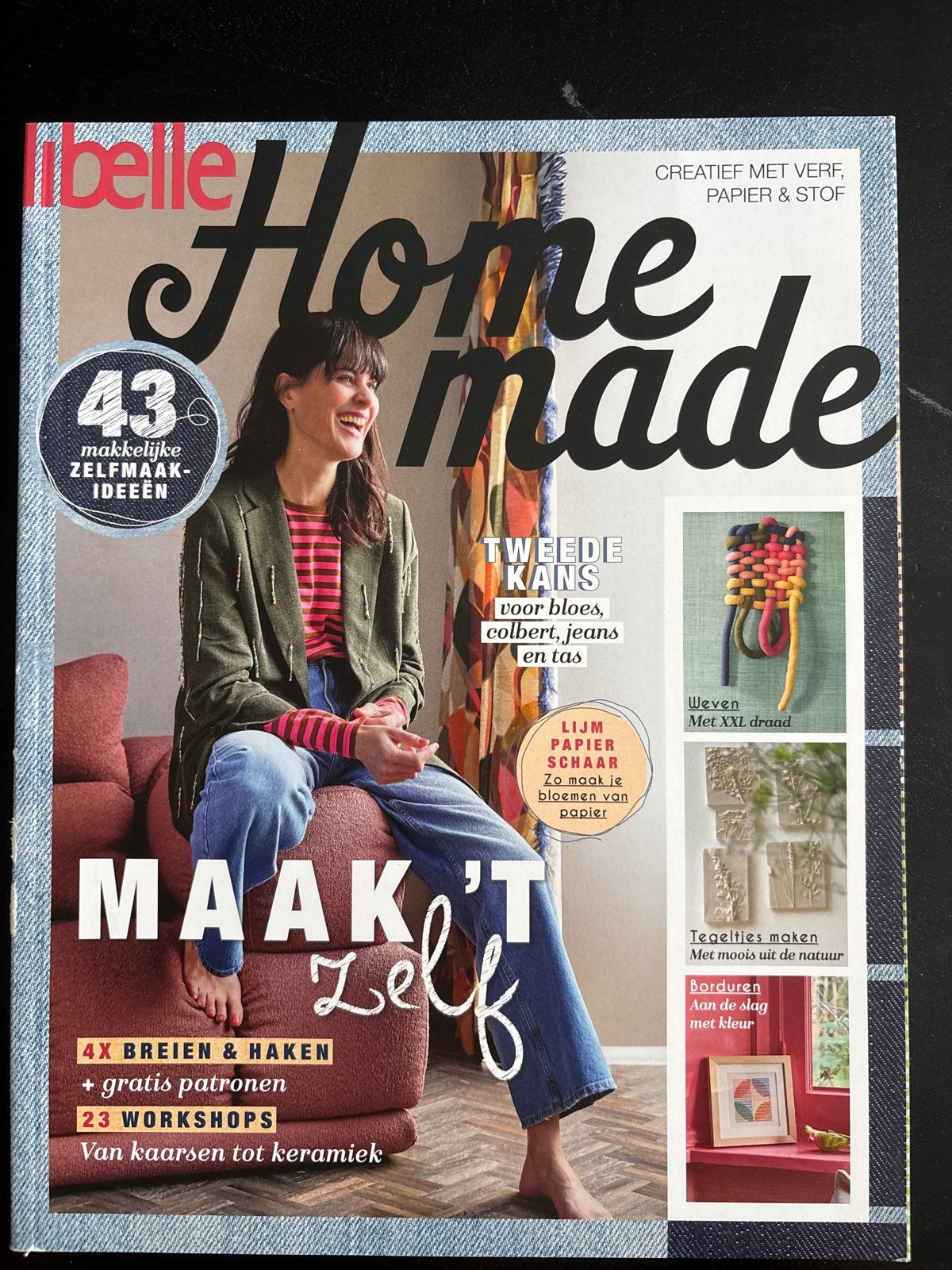 Libelle Home Made magazine - Creatieve Zelfmaak Ideeën, Verzenden, Gelezen, Damesbladen
