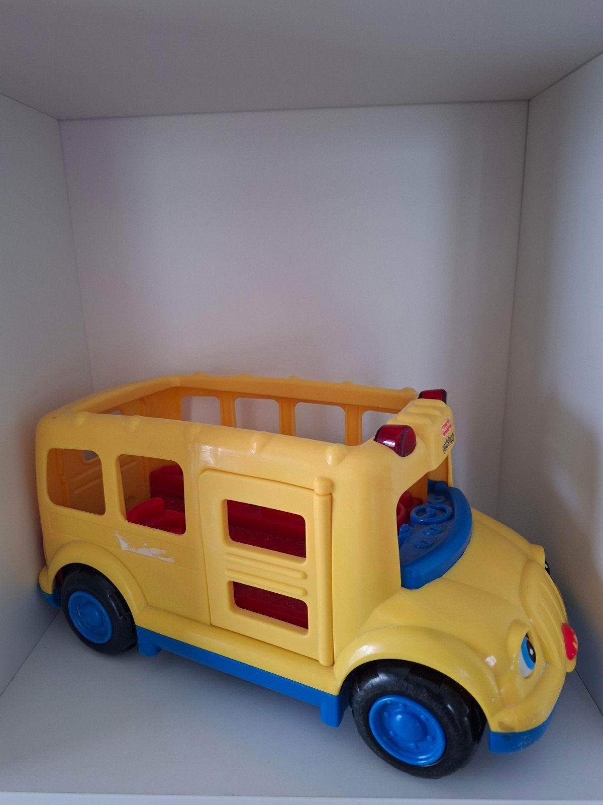 Fisher-Price Little People Schoolbus met figuren, Ophalen of Verzenden, Gebruikt