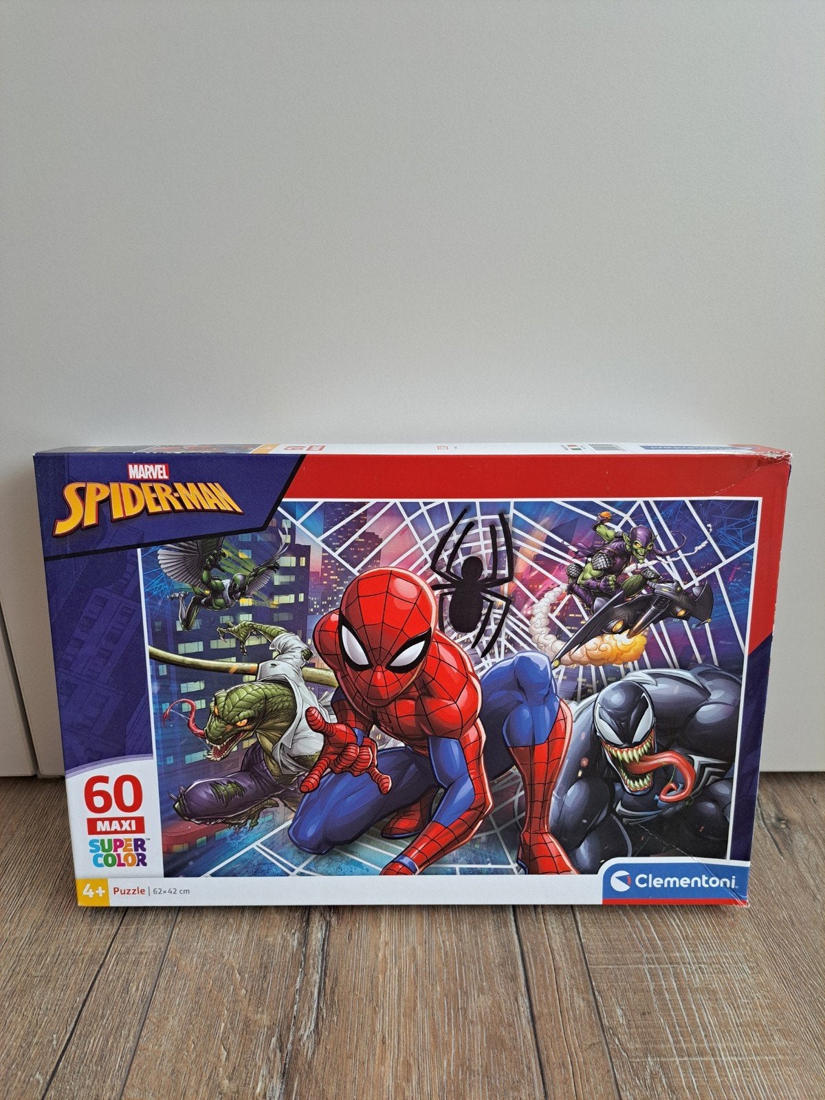 Marvel Spider-Man Maxi Super Color Legpuzzel TE KOOP!, Ophalen of Verzenden, Minder dan 10 stukjes, Zo goed als nieuw, 4 tot 6 jaar