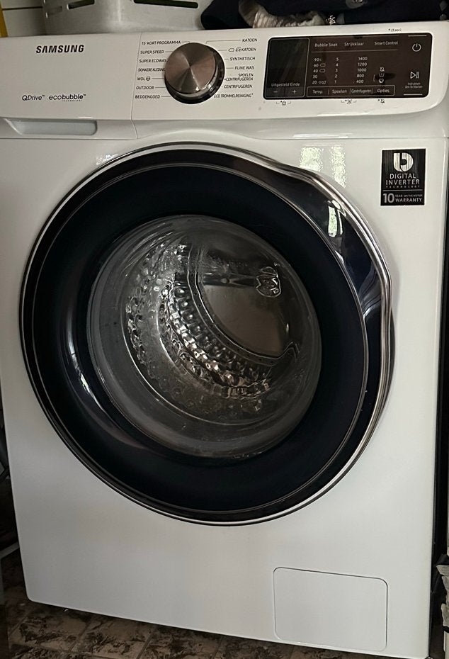 Samsung Wasmachine WW70M642OBW/EN - EcoBubble, 7kg, Ophalen, Gebruikt, Minder dan 85 cm, Voorlader