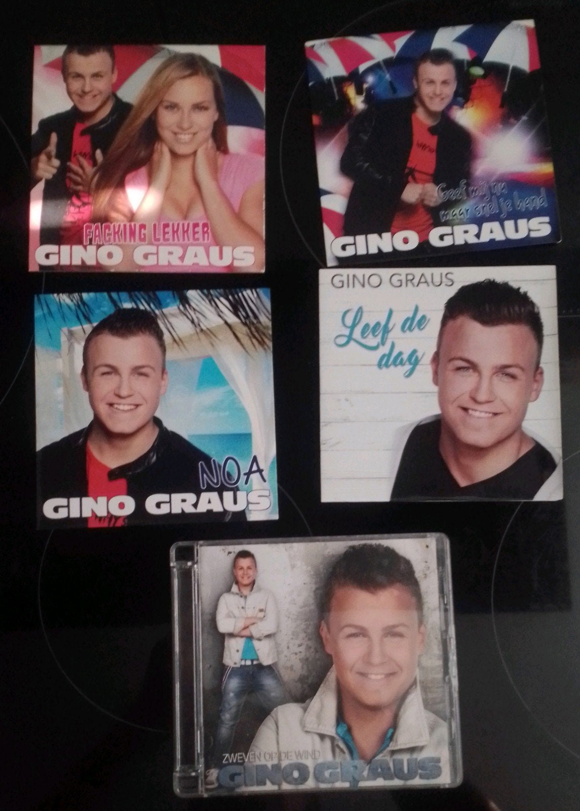 Gino Graus CD's - Diverse singles en album, Ophalen of Verzenden, Gebruikt, Schlager, Single