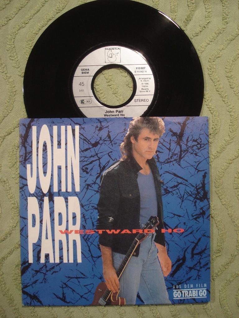 John Parr 7" Vinyl Single: ‘Westward Ho’ (Duitsland), Ophalen of Verzenden, Zo goed als nieuw, Pop