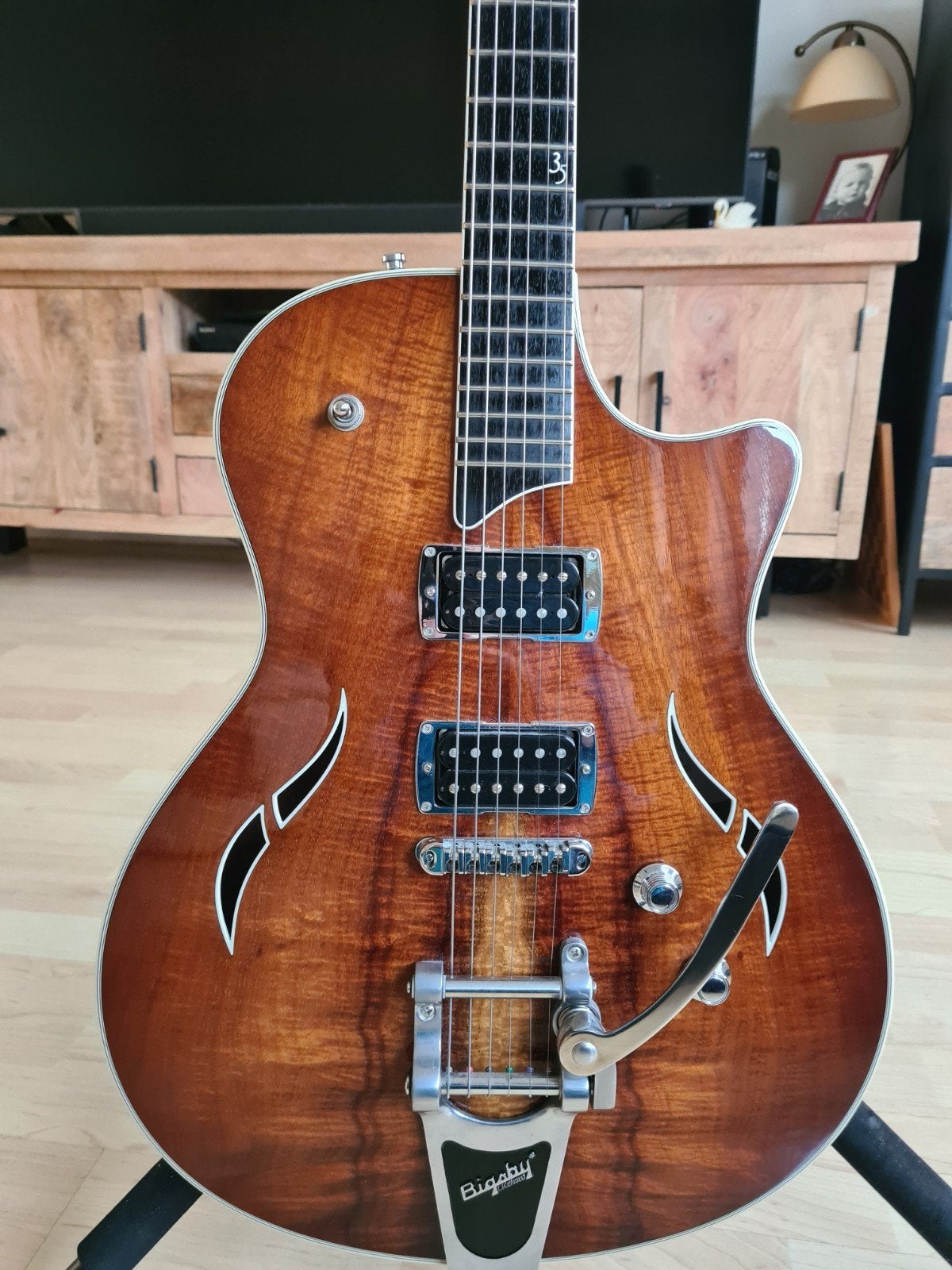 Taylor T3/B Semi-Hollowbody 35 jarig jubileum uitgave, Muziek en Instrumenten, Snaarinstrumenten | Gitaren | Elektrisch, Ophalen