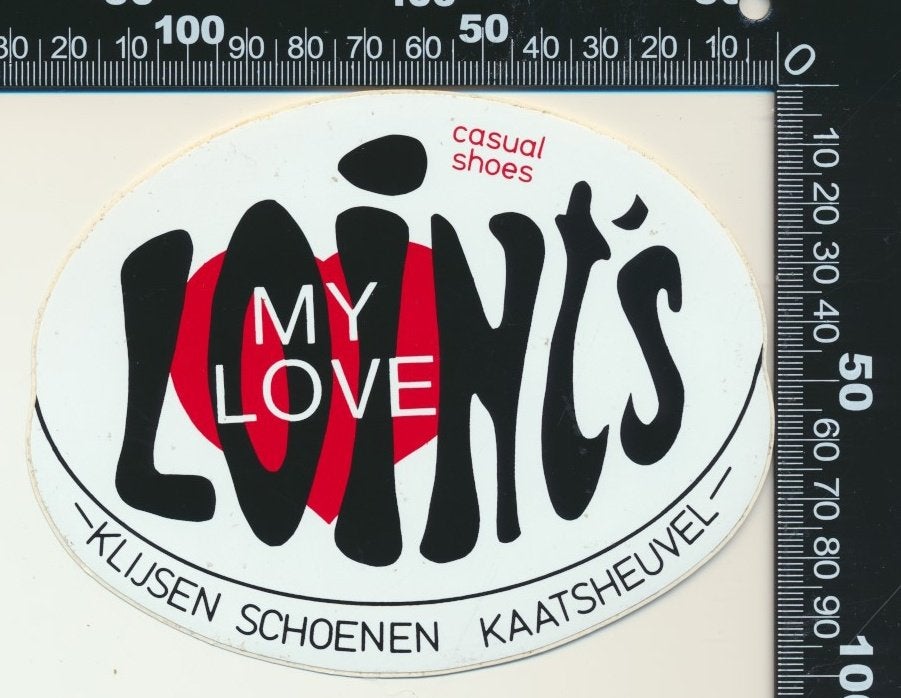 Sticker: Klijsen Schoenen - Loints - Kaatsheuvel, Verzenden, Zo goed als nieuw, Bedrijf of Vereniging