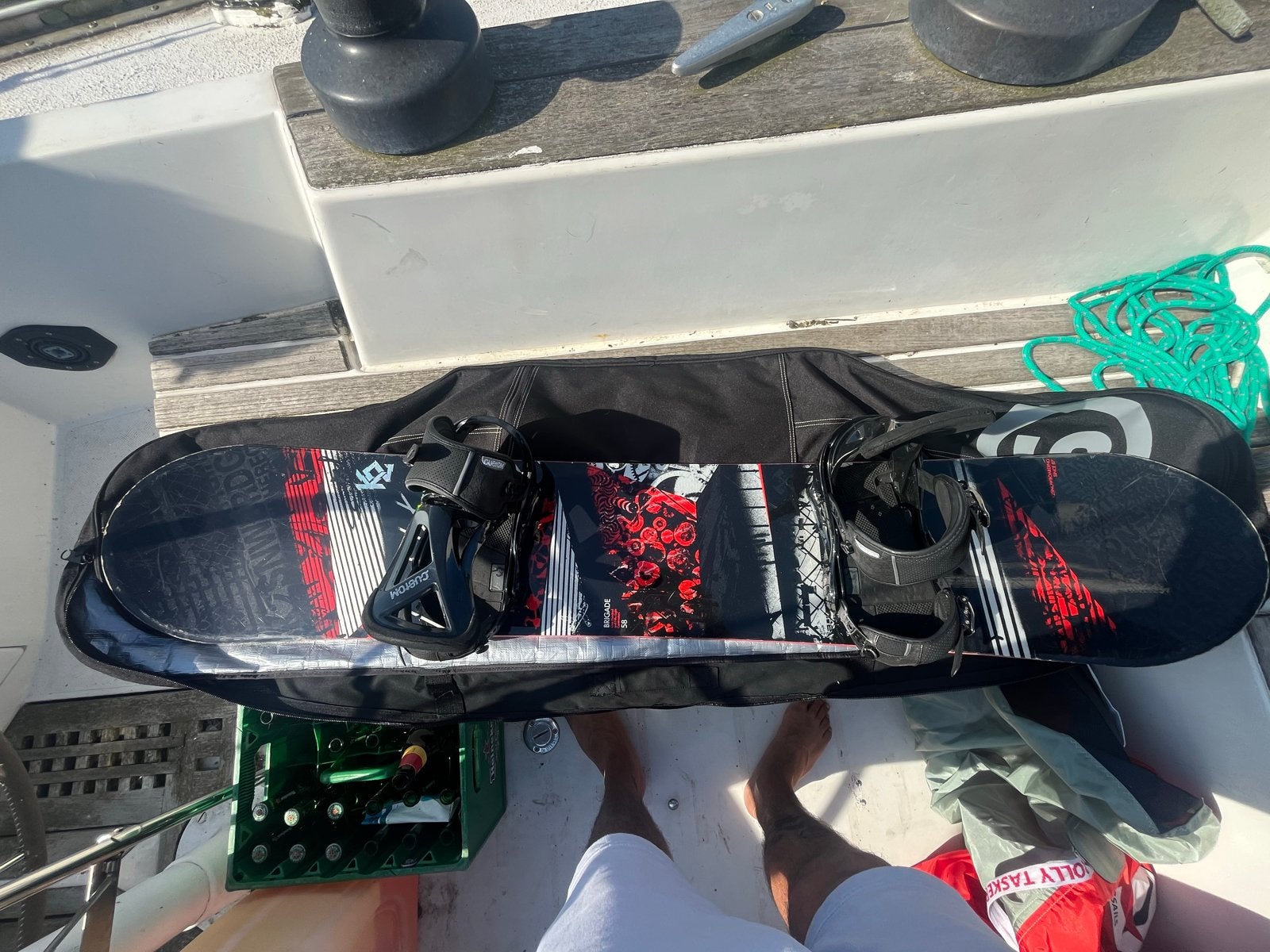 Snowboard set: Palmer P-Line & K2 Brigade, Ophalen, Gebruikt, Board