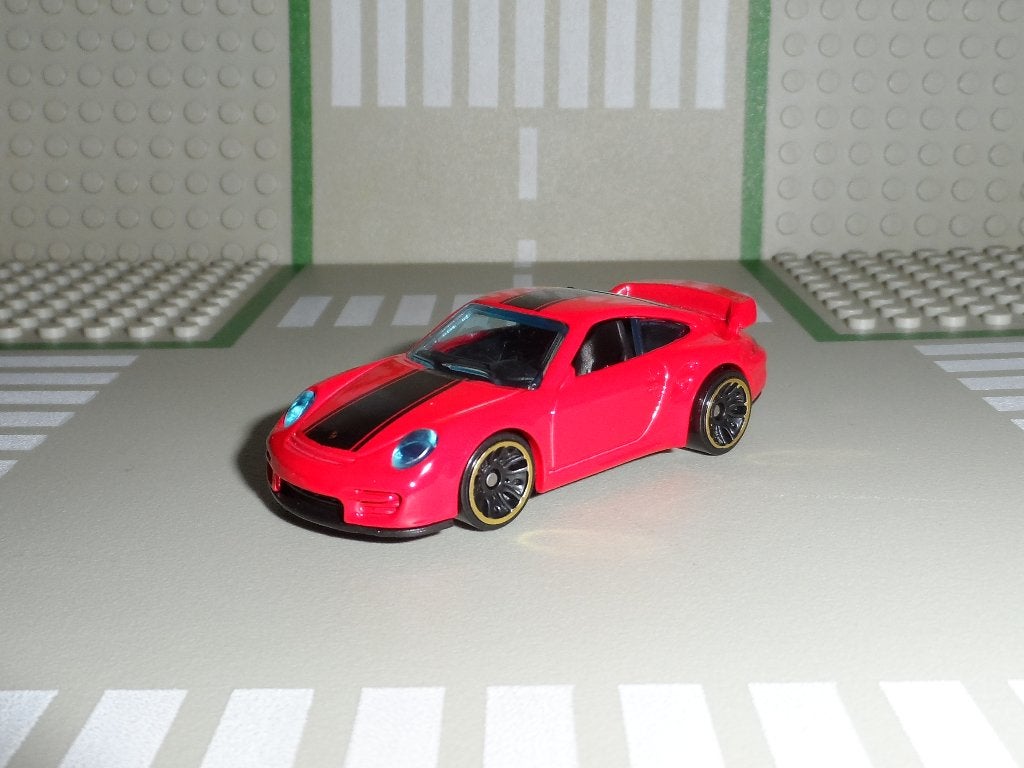 Hot Wheels - Porsche 911 GT2 (rood) 1:64, Ophalen of Verzenden, Nieuw, Auto