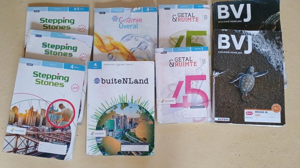Diverse schoolboeken Havo 4-5, Ophalen, Gelezen, HAVO