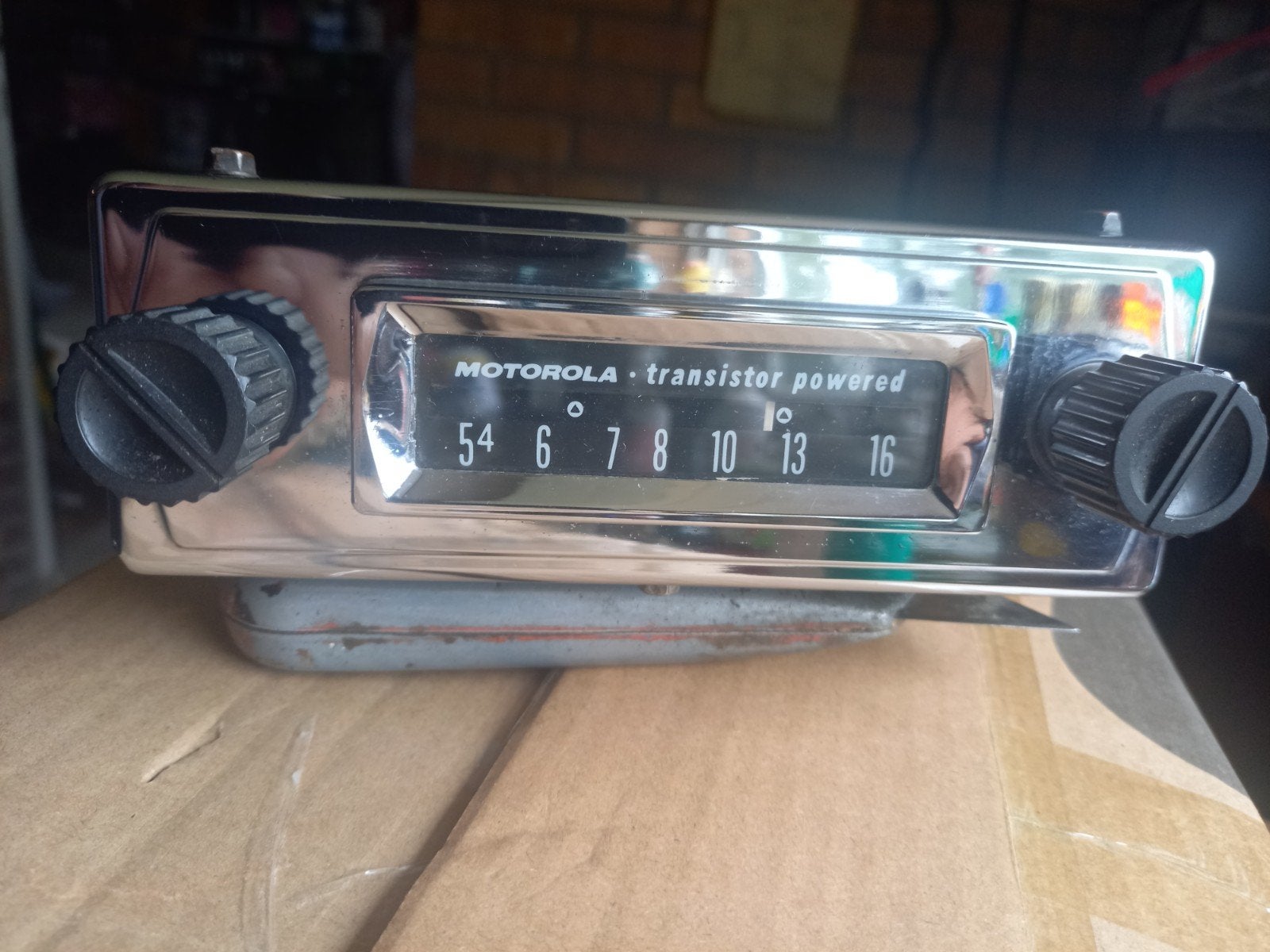 Antieke MOTOROLA Transistor Autoradio ca 1960, Ophalen of Verzenden