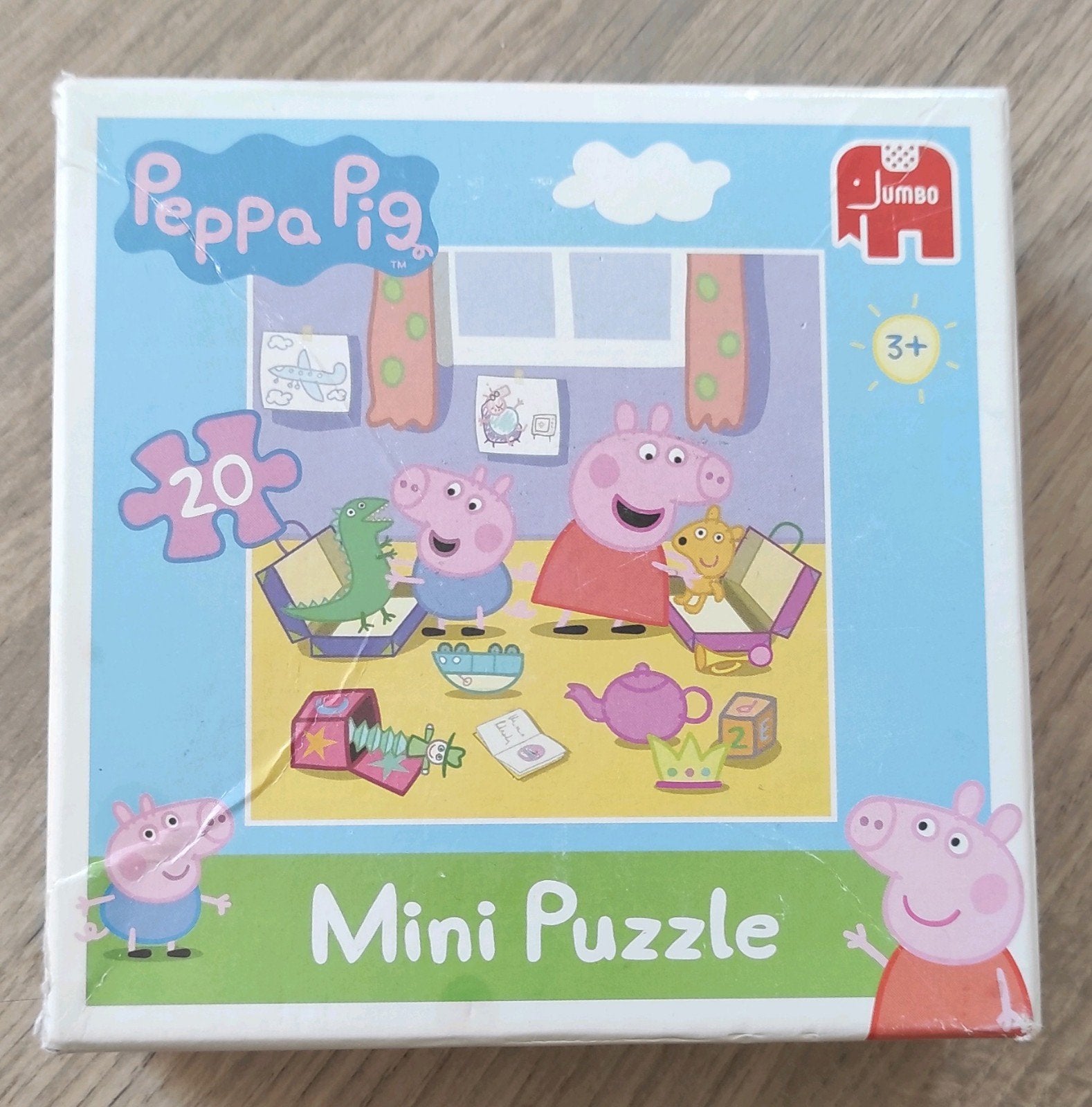 Peppa Pig Puzzel voor Kinderen (ca. 3 jaar), Ophalen of Verzenden, 10 tot 50 stukjes, Zo goed als nieuw, 2 tot 4 jaar