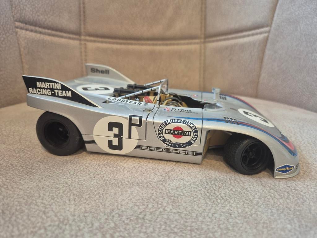 AUTOart 1:18 Porsche 908/3 Martini Racing #3 – verzamelmodel, Ophalen of Verzenden