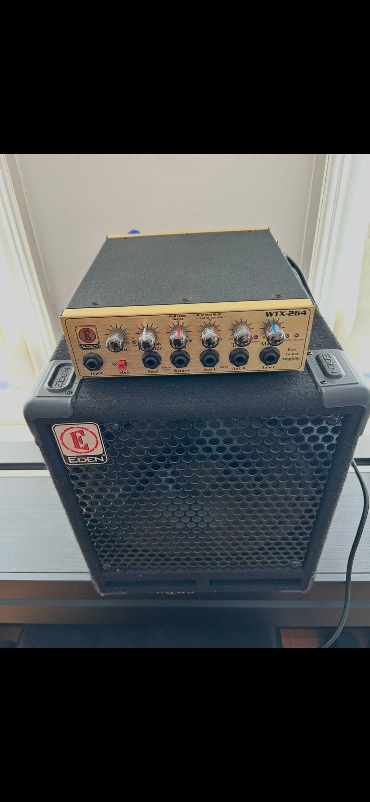Eden WTX-264 basversterker en Eden EX110 luidspreker, Muziek en Instrumenten, Versterkers | Bas en Gitaar, Verzenden, Gebruikt