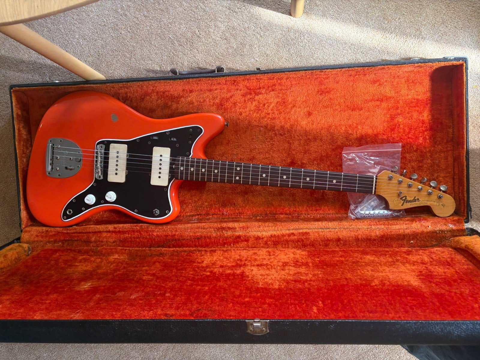 Fender Jazzmaster 1965 Vintage, Muziek en Instrumenten, Ophalen of Verzenden, Gebruikt, Solid body, Fender