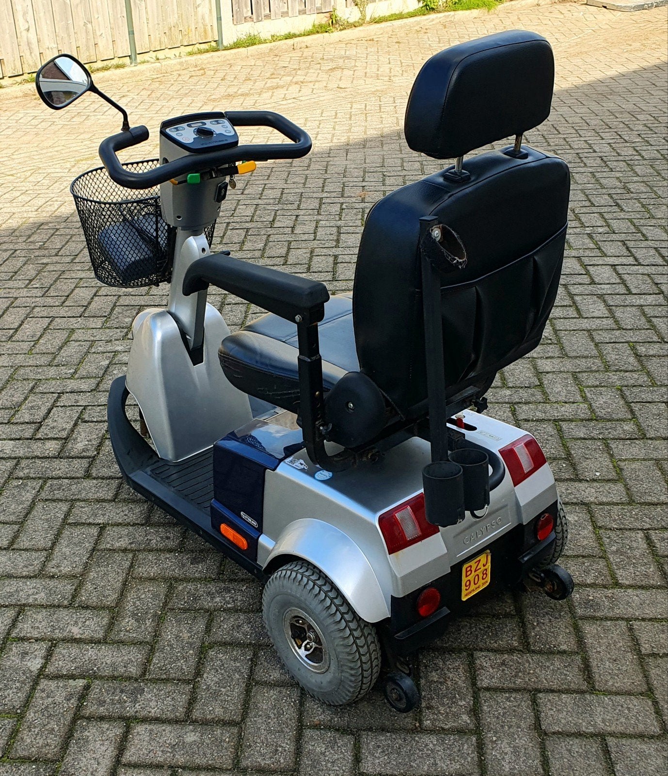 Nette scootmobiel merk Calypso, Calypso, Ophalen of Verzenden, Zo goed als nieuw, Calypso