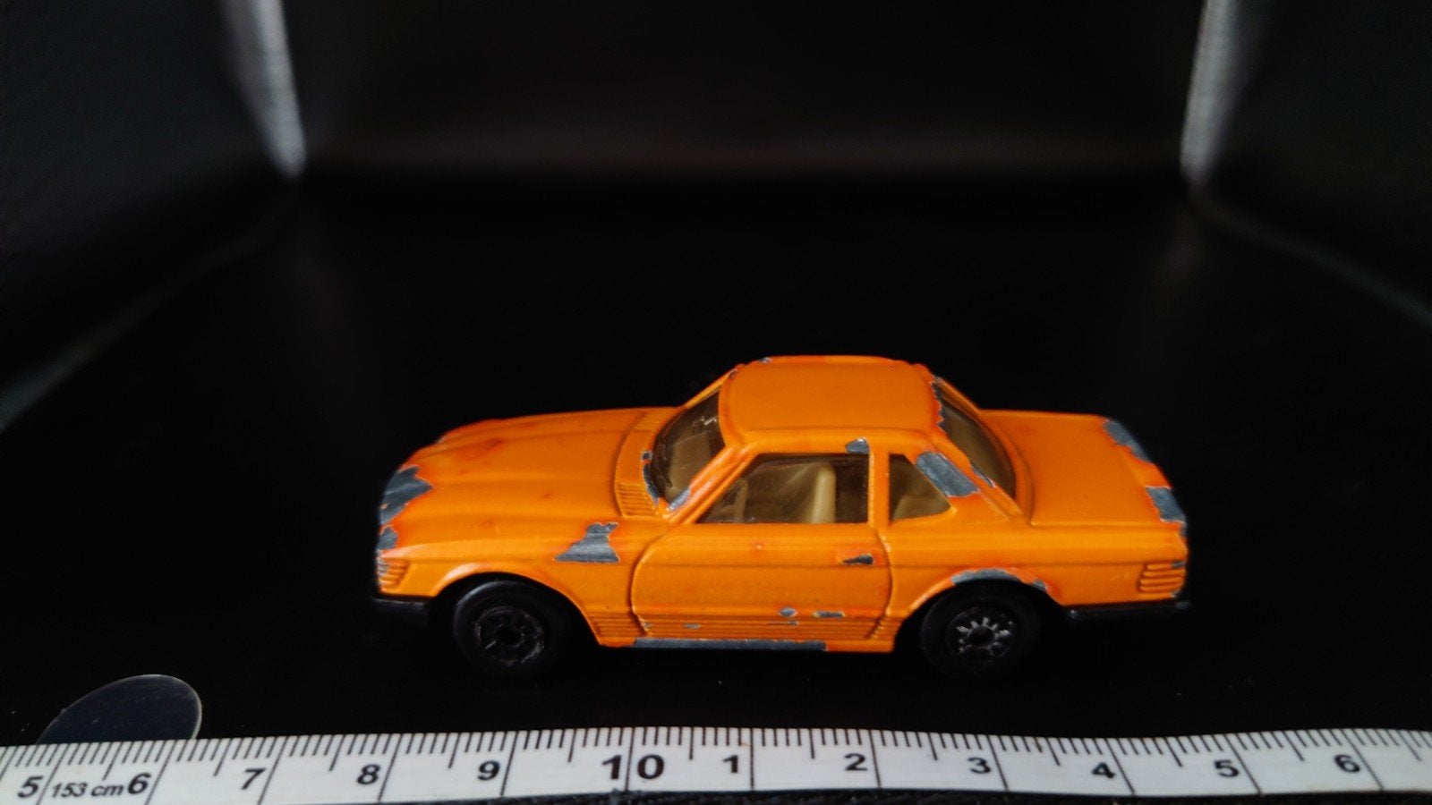 MC Toy Mercedes Benz 309 SL - Oranje Speelgoedauto, Ophalen of Verzenden, Gebruikt, Auto, Overige merken