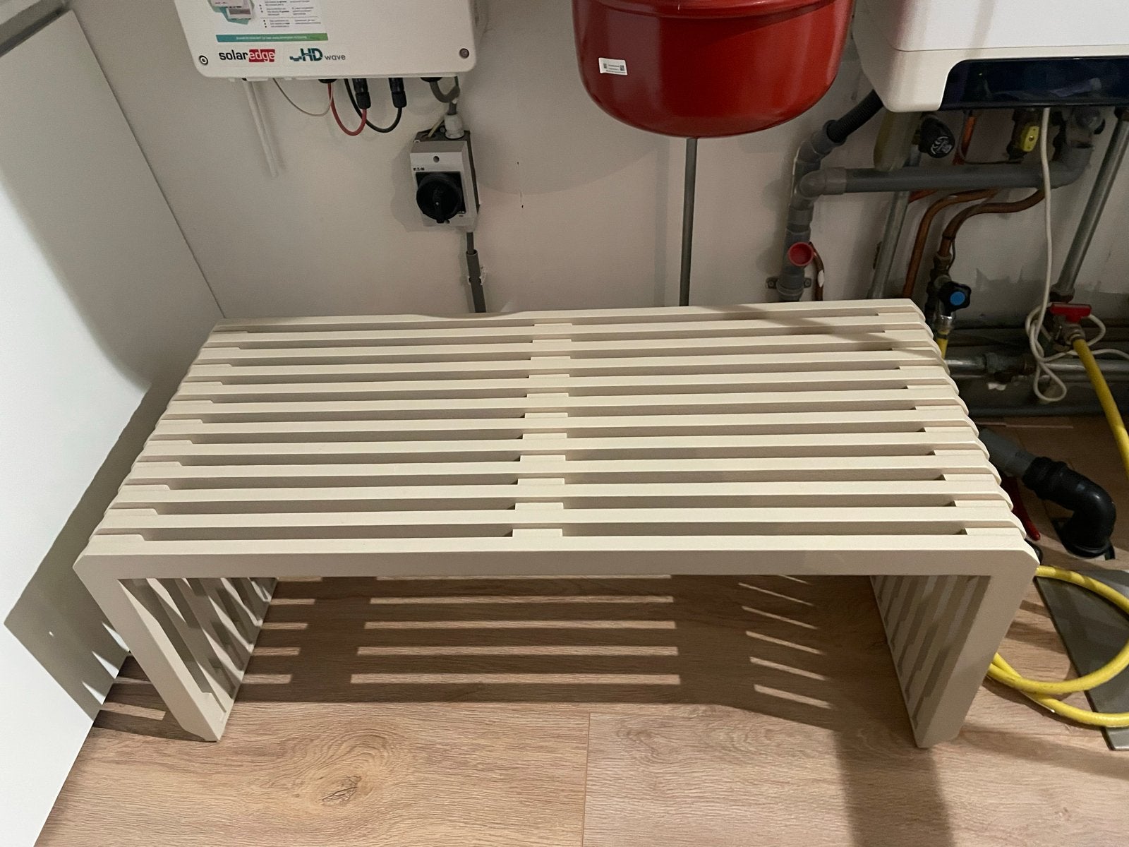 HKliving Sletted bank zand - Nieuw, Ophalen, Minder dan 75 cm, 150 tot 200 cm, Hout
