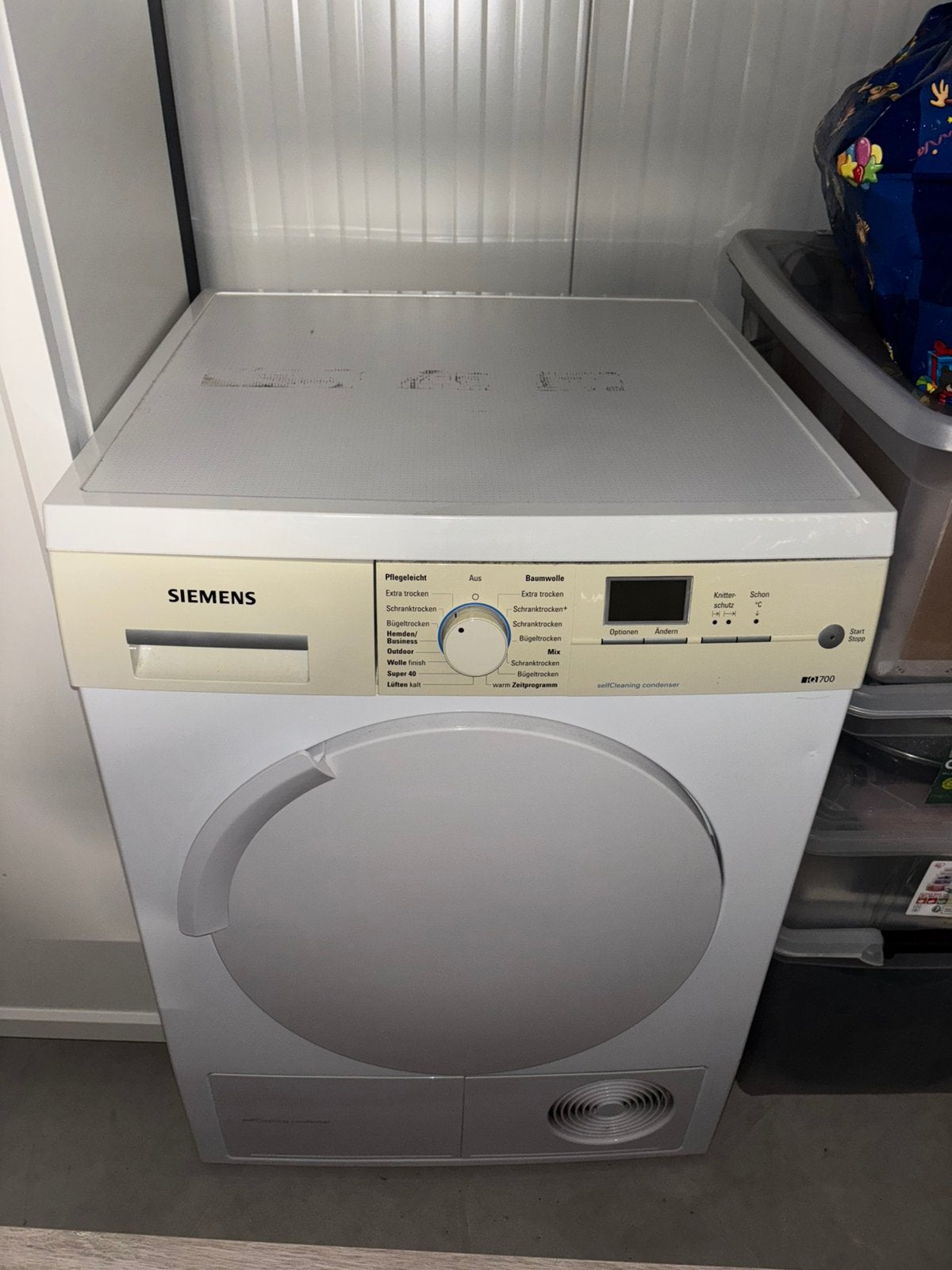 Siemens wasdroger, Ophalen, Luchtafvoer, Minder dan 85 cm