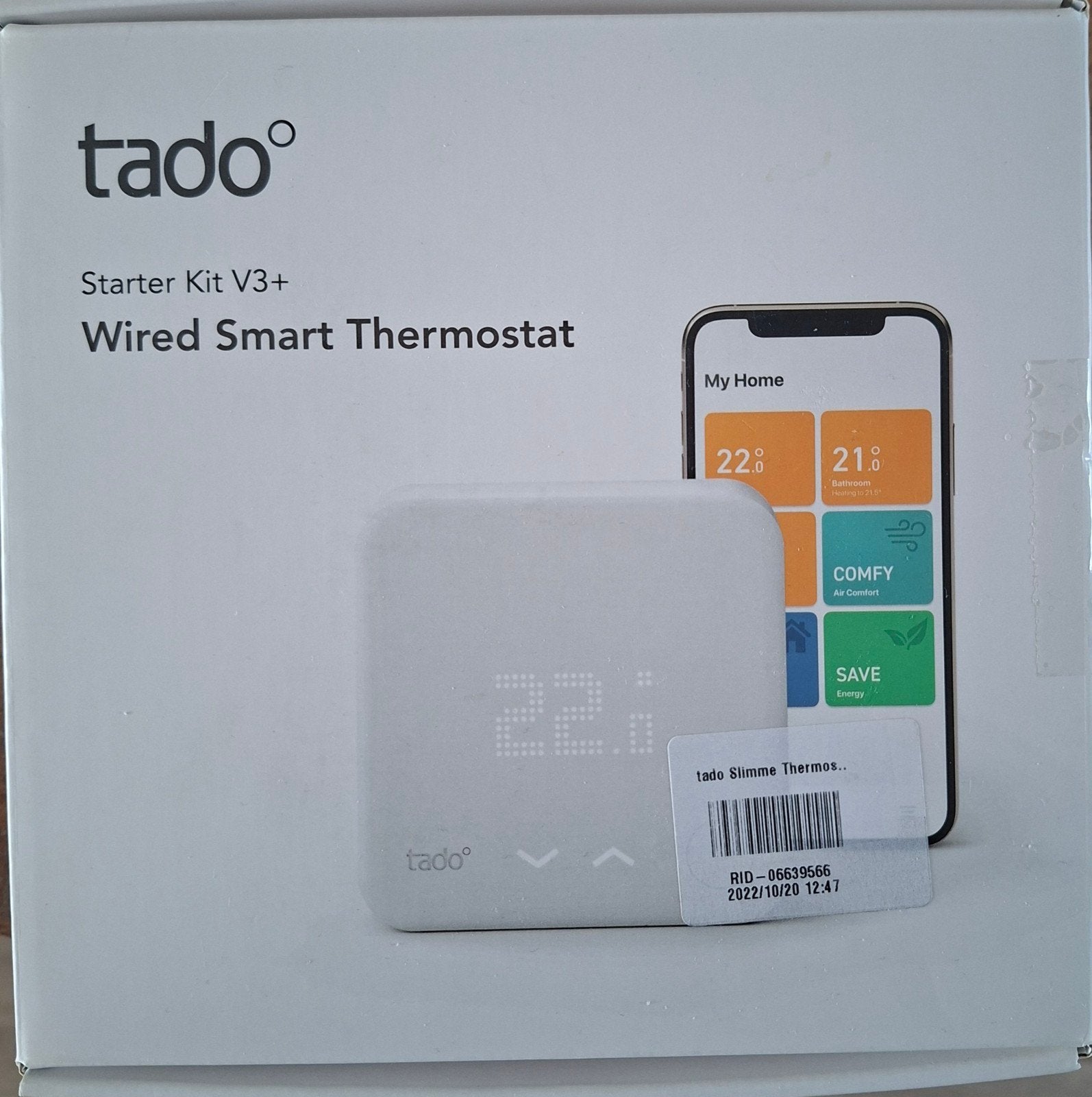 Tado Starter Kit V3+ Bedrade Slimme Thermostaat, Ophalen of Verzenden