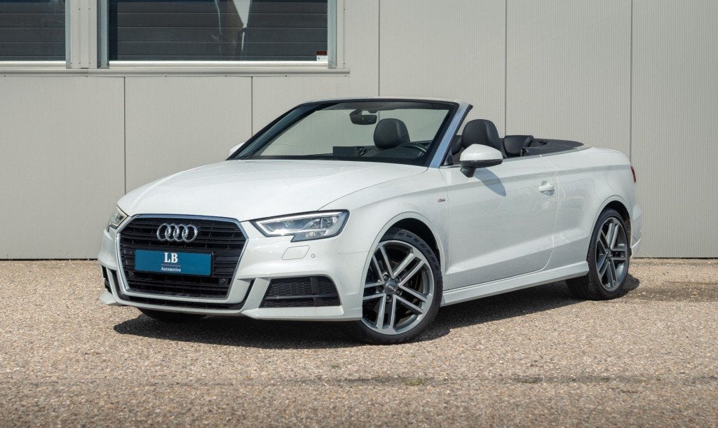 Audi A3 A3 Cabrio, 35 TFSI, S-tronic, S-line, LED/carplay, 15 km/l, Gebruikt, Huisgarantie, 4 stoelen