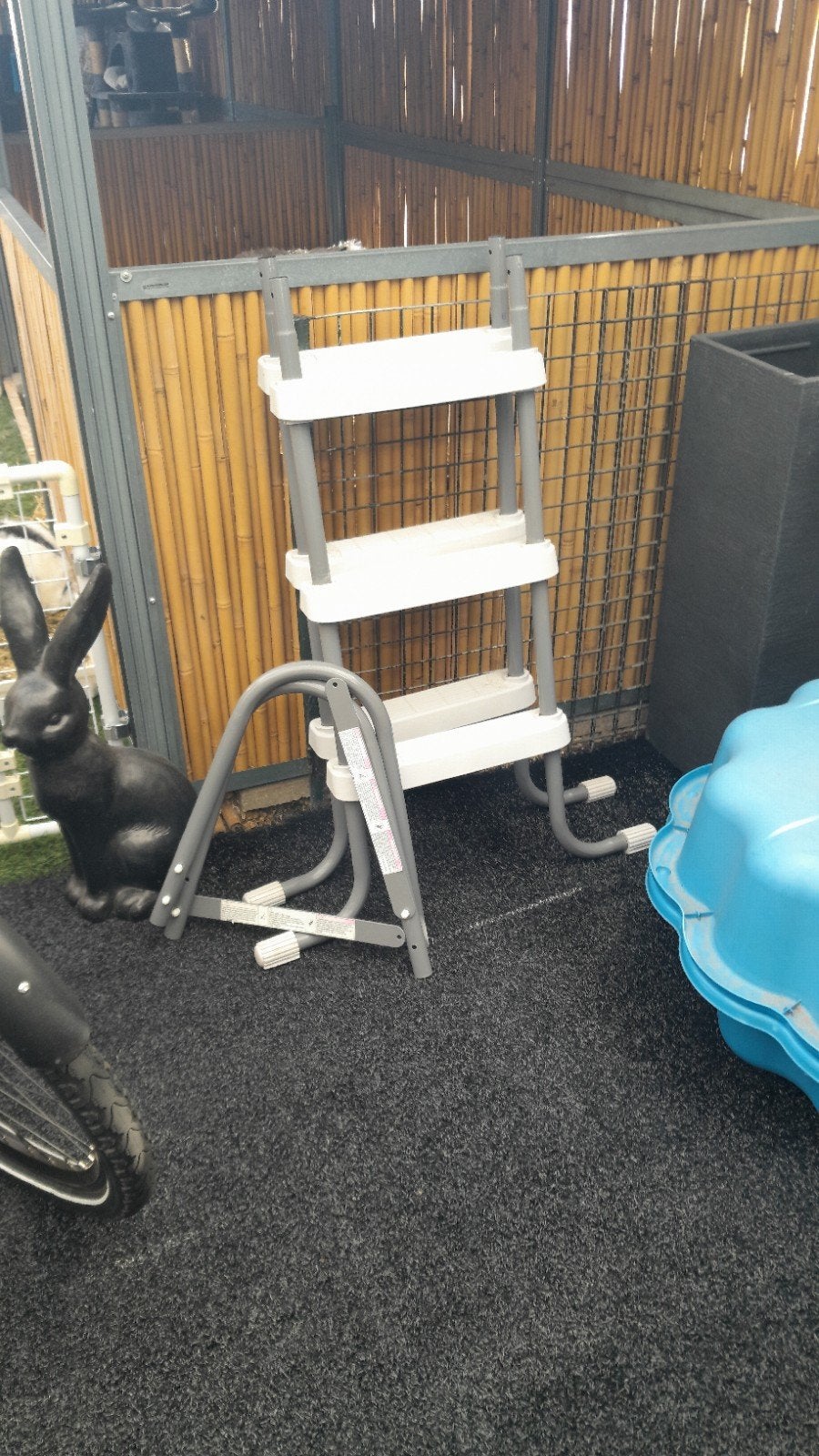 GRATIS zwembadtrapje, Ophalen, Zo goed als nieuw, Minder dan 200 cm, Minder dan 80 cm