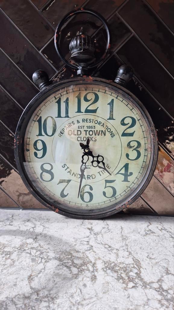 Grote wandklok 'Old Town Clocks', Ophalen of Verzenden