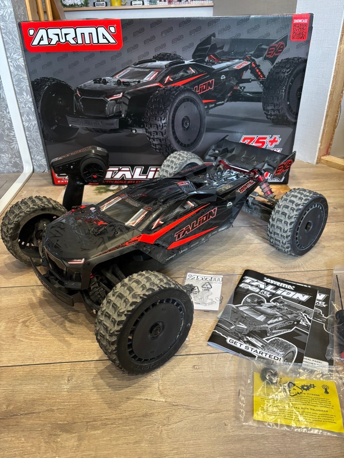 Arrma Talion 6S BLX 1/7, Ophalen of Verzenden, Zo goed als nieuw, Overige schalen, Auto offroad