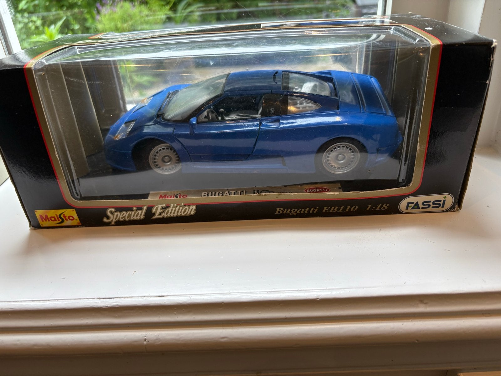 Bugatti EB110 1:18 Maisto Special Edition, Hobby en Vrije tijd, Modelauto's | 1:18, Ophalen of Verzenden, Nieuw, Auto, Maisto