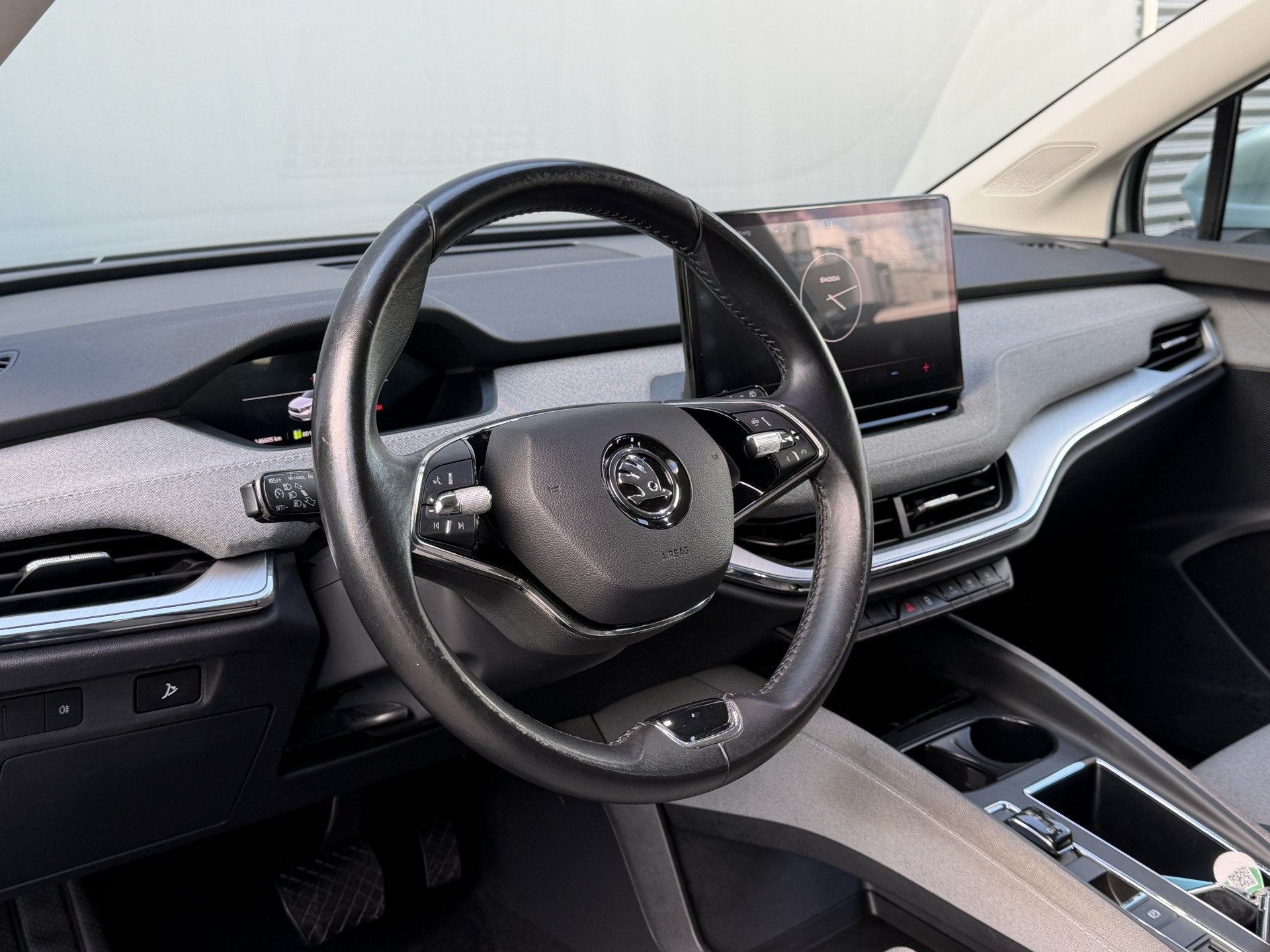 Skoda Enyaq iV BWJ 2021 | 60 | CLIMA | NAVI | LEDER/STOF | C, Auto's, Automaat, 390 km, Gebruikt, 179 pk