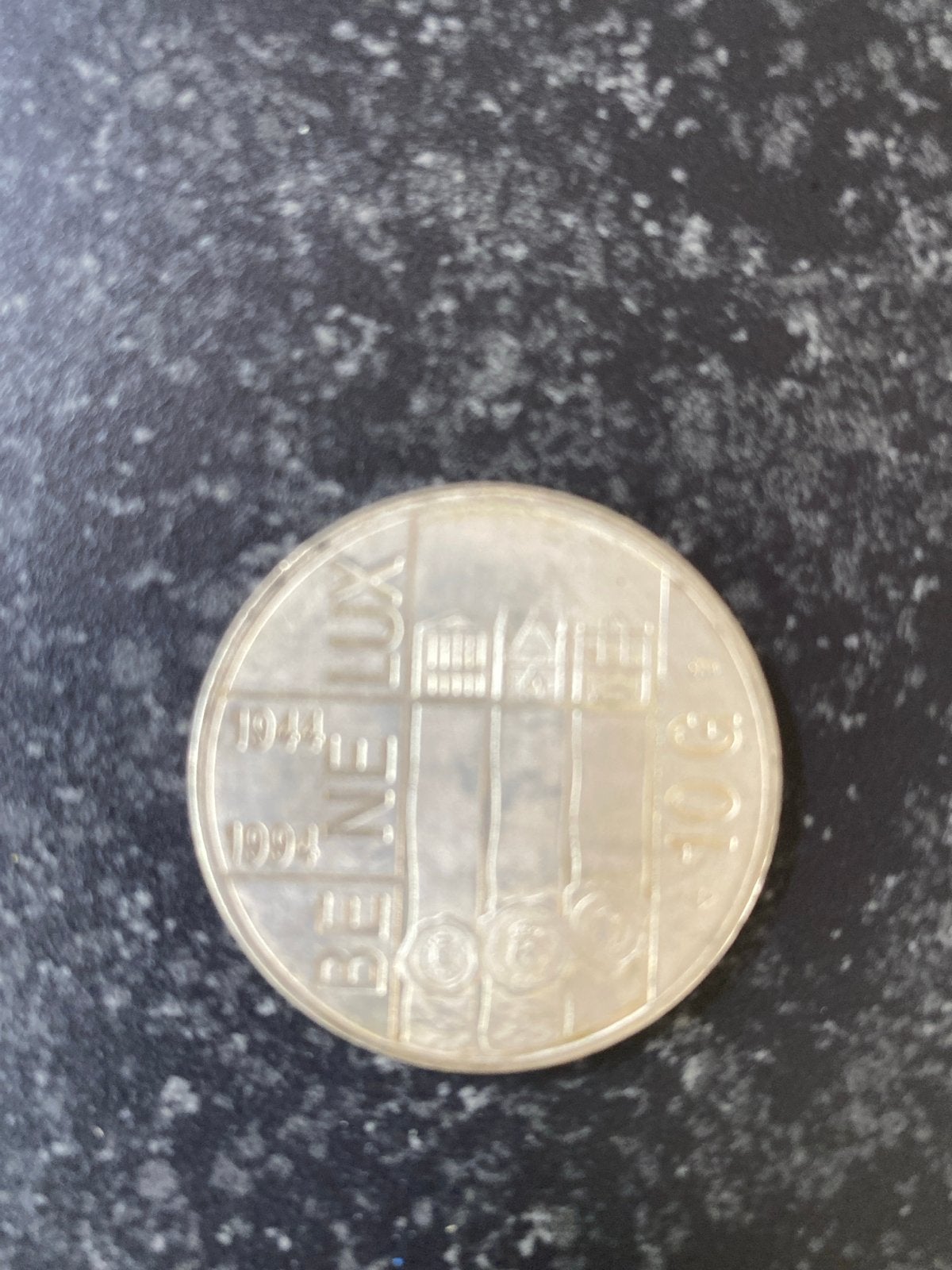 Zilveren Benelux 10 Gulden Munt 1944-1994 Koningin Beatrix, Postzegels en Munten, Munten | Nederland, Koningin Beatrix, Zilver