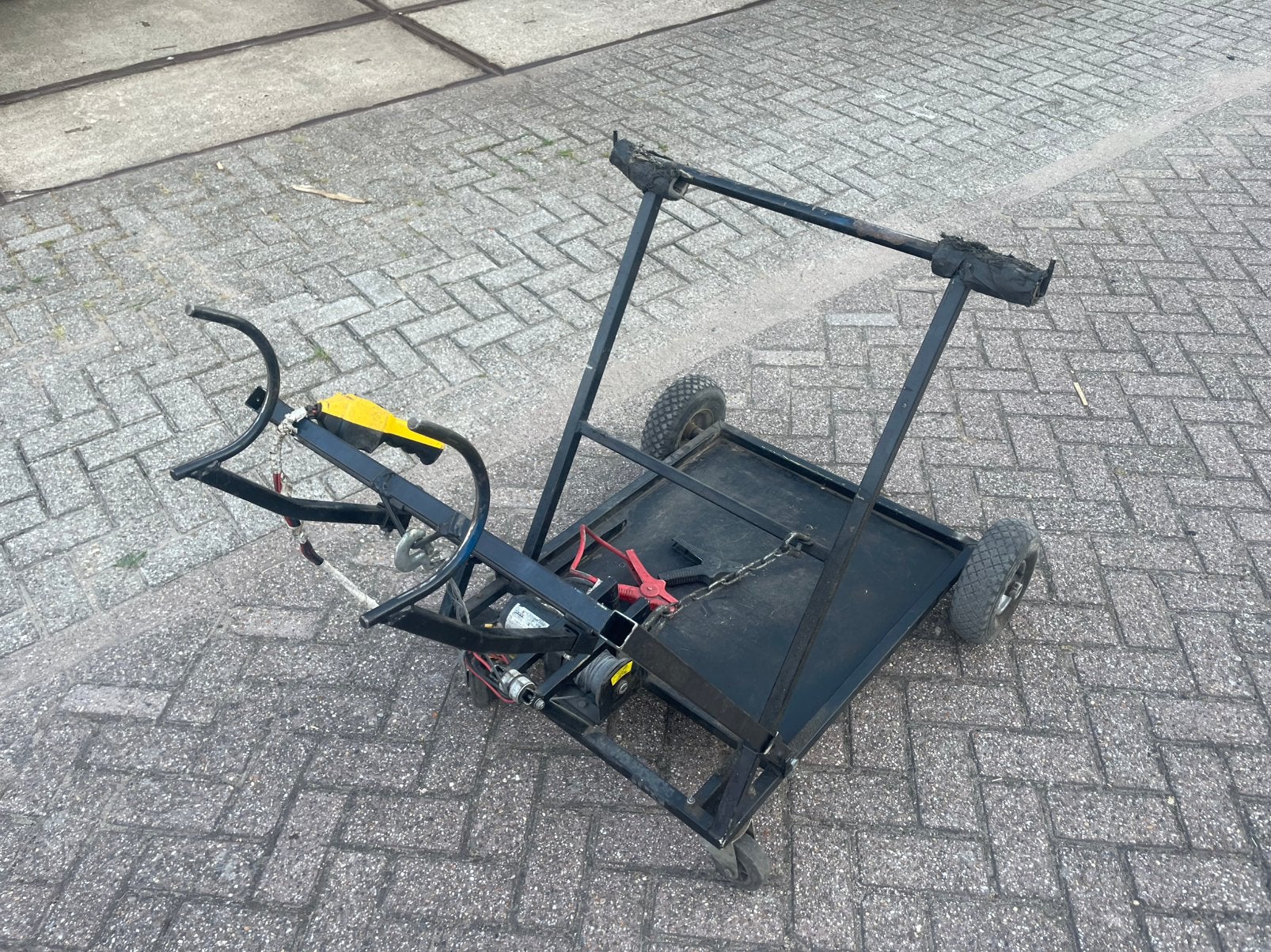 Elektrische pit kar karting, Ophalen, Gebruikt, Onderdelen Kart