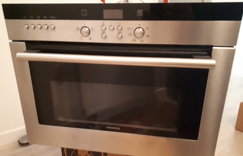 Siemens inbouw combi oven/magnetron, Gebruikt, Siemens, Ophalen of Verzenden, Combi-oven