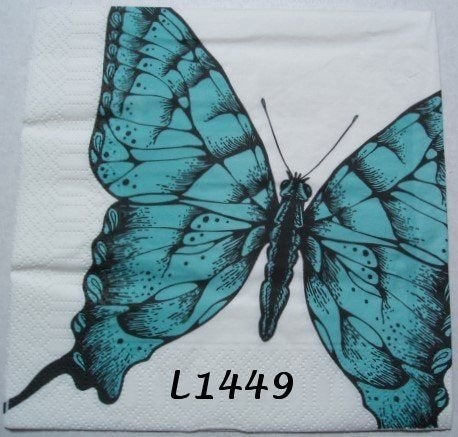 Servetten decoupage/bullet journal * Vlinder L1449, Verzenden, Nieuw