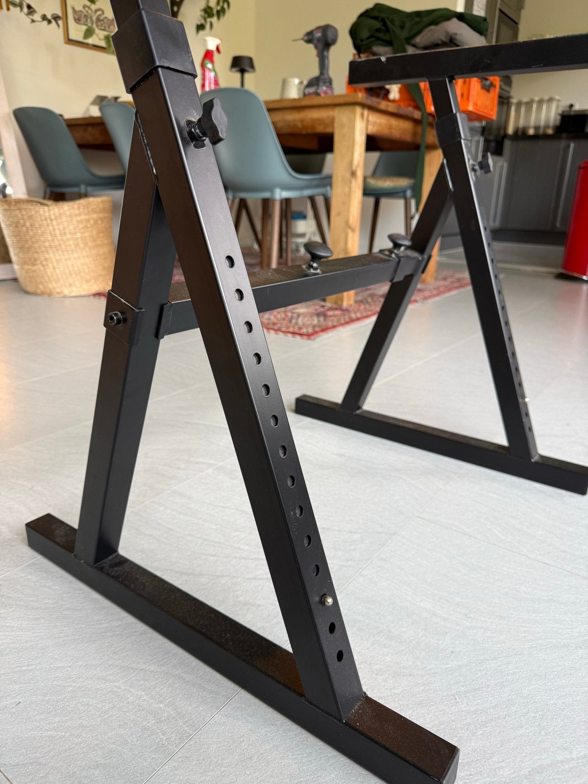 Verstelbare Keyboardstandaard - Zwart, Muziek en Instrumenten, Ophalen, Gebruikt, Instrumentstandaard, Keyboard of Synthesizer
