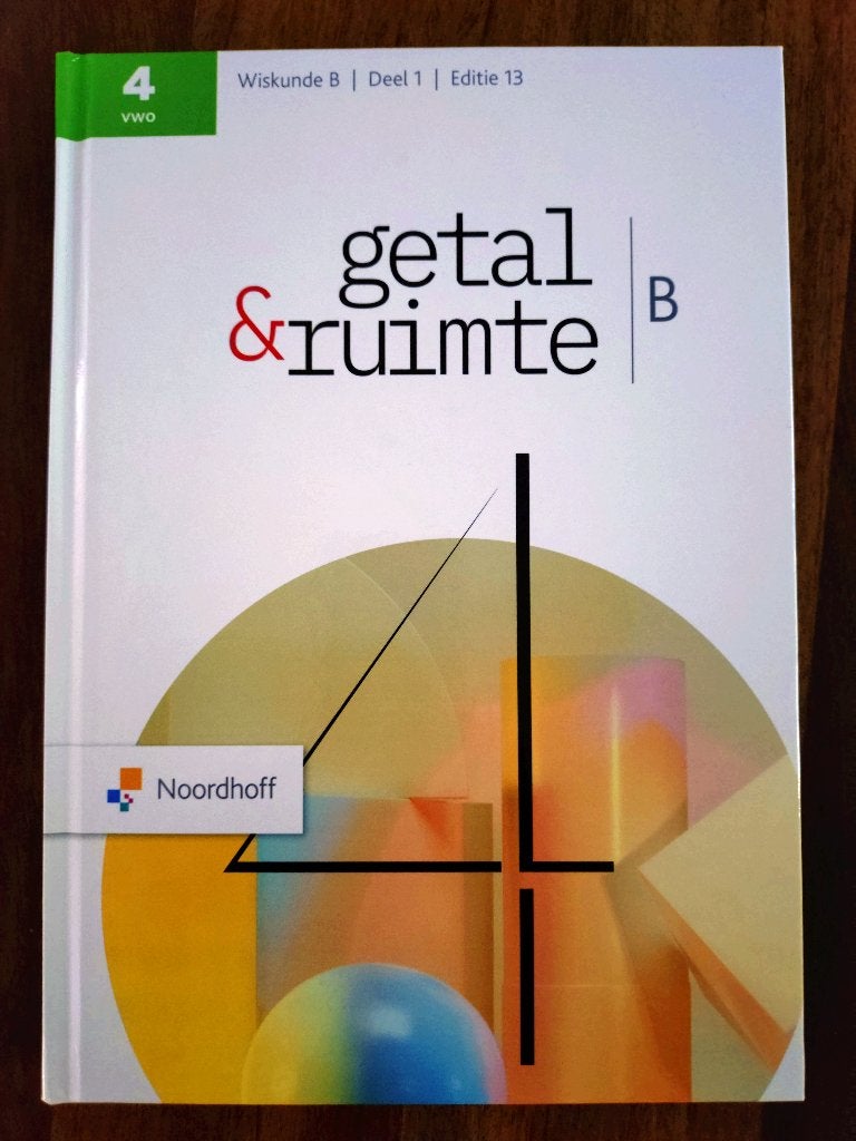 GETAL EN RUIMTE - 13E EDITIE  4 VWO WISKUNDE B DEEL 1, Boeken, Verzenden, Zo goed als nieuw, VWO, Wiskunde B