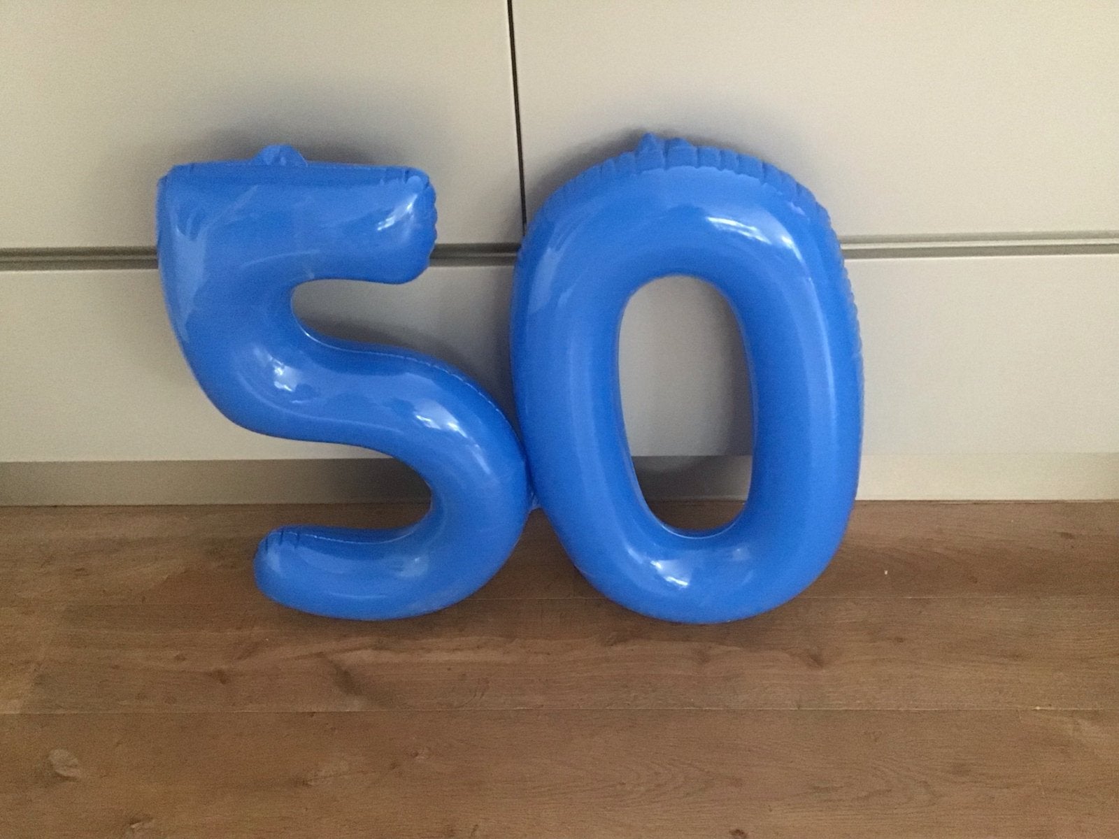 Ballon 50 jaar - Feestversiering, Ophalen of Verzenden, Gebruikt, Versiering, Verjaardag