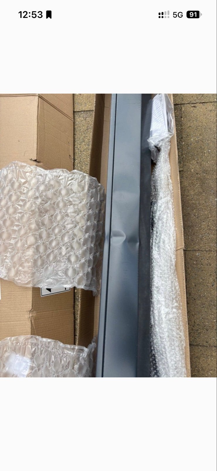 Rolluik 2460x1610 mm Antraciet met Somfy motor, Overige kleuren, Nieuw, Ophalen of Verzenden, 200 cm of meer