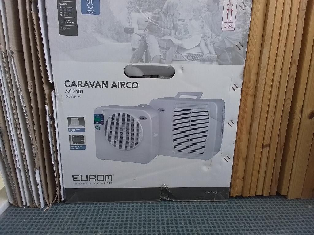 Eurom AC2401 split Caravan Airco, Caravans en Kamperen, Ophalen, Nieuw