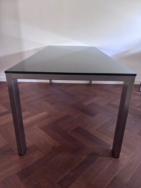 Eettafel, Huis en Inrichting, Tafels | Eettafels, Ophalen, Gebruikt, 50 tot 100 cm, Vijf personen of meer