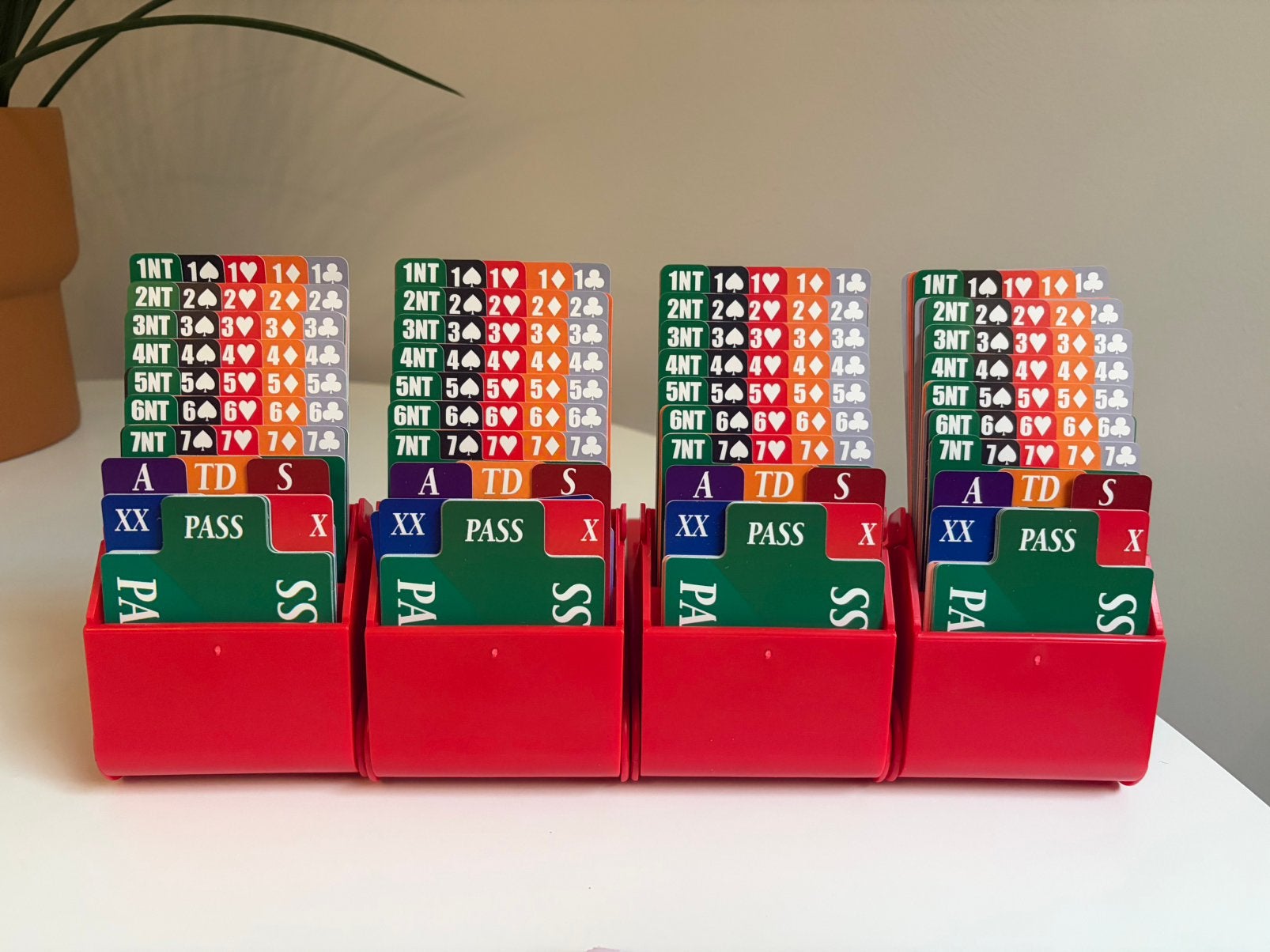 Bridge biedboxen opklapbaar nieuw, Hobby en Vrije tijd, Ophalen of Verzenden, Nieuw