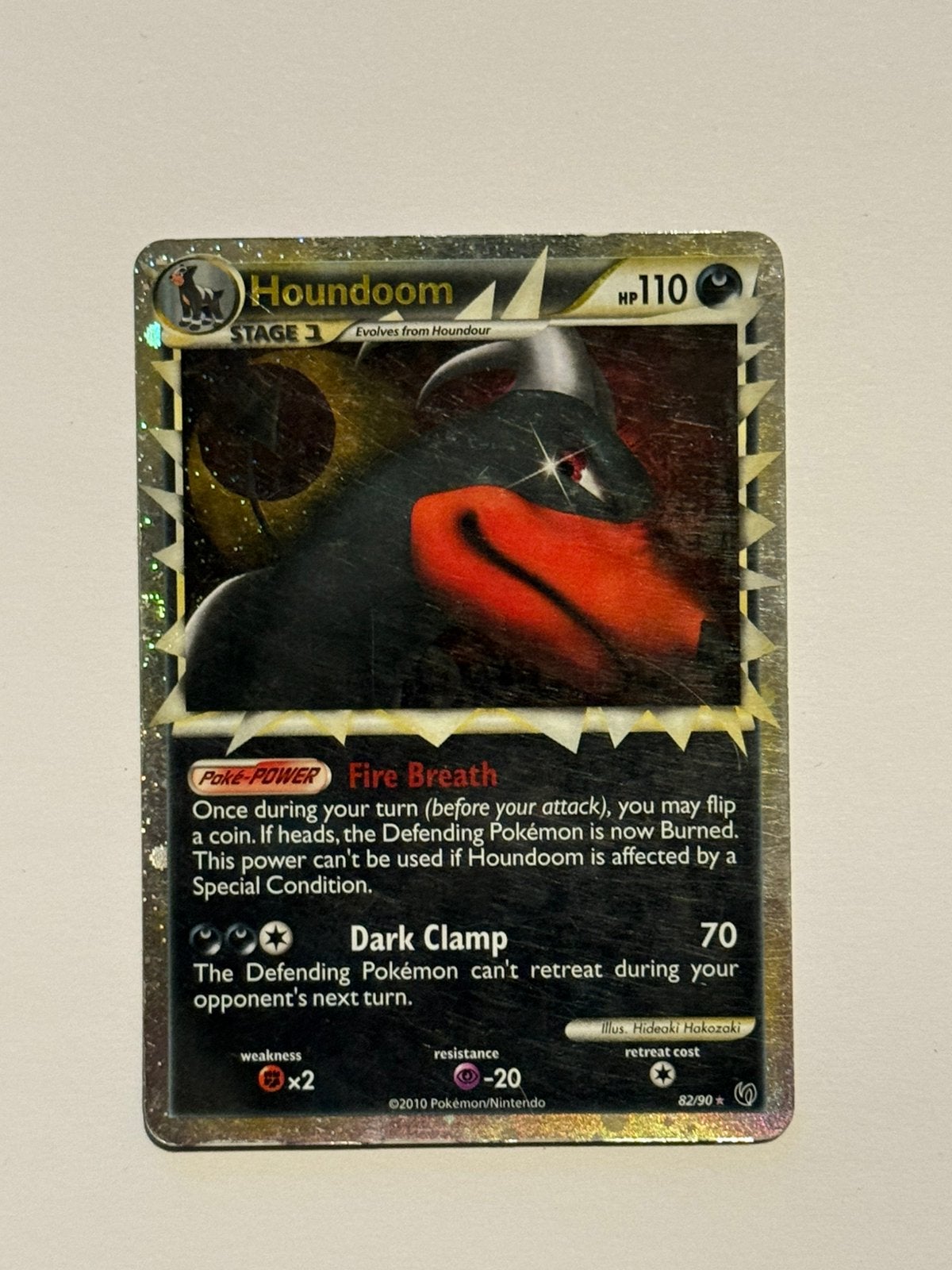 Houndoom Prime 82/90 from HS Undaunted (2010), Ophalen of Verzenden, Zo goed als nieuw