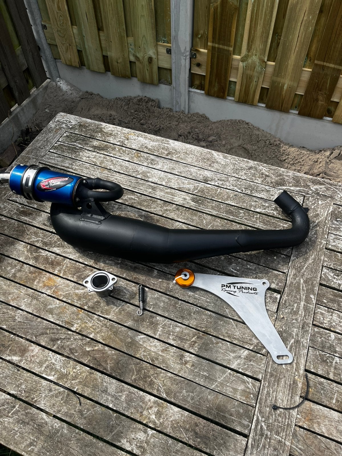 Pm tuning 59 uitlaat 125/180cc, Ophalen of Verzenden, Zo goed als nieuw, Uitlaat, Piaggio