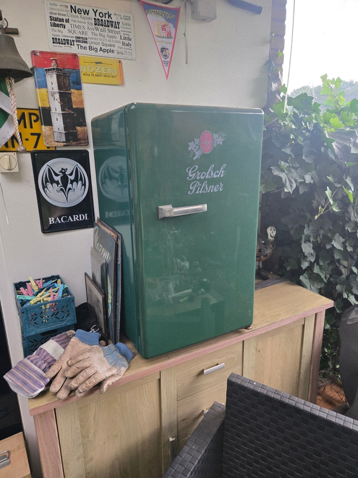 Grolsch koelkast (koelt niet, maar motor loopt wel), Ophalen