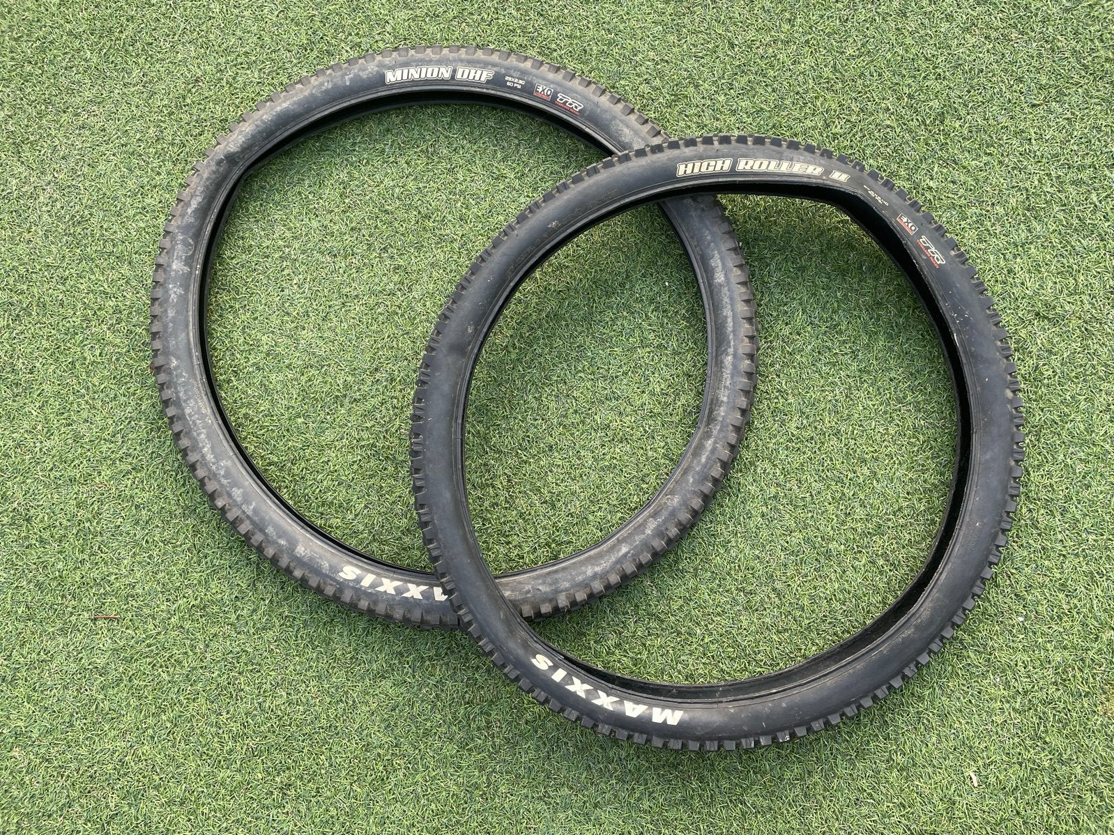 Maxxis Mullet MTB Banden Set DHF 29" en High Roller II 27.5", Ophalen of Verzenden, Zo goed als nieuw