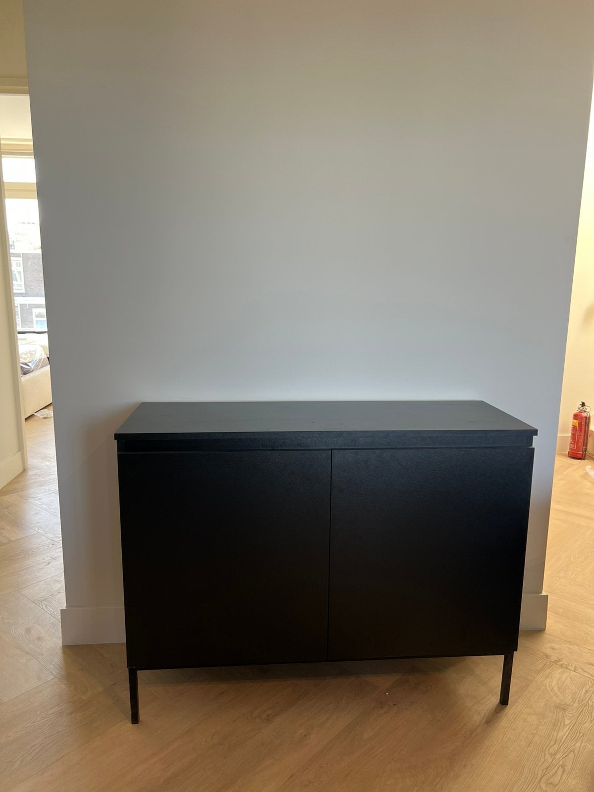 Dressoir Zwart, Ophalen, Gebruikt, 25 tot 50 cm