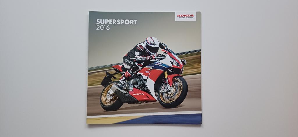 Honda Jaarfolder 2016 supersport, Motoren, Ophalen of Verzenden, Honda