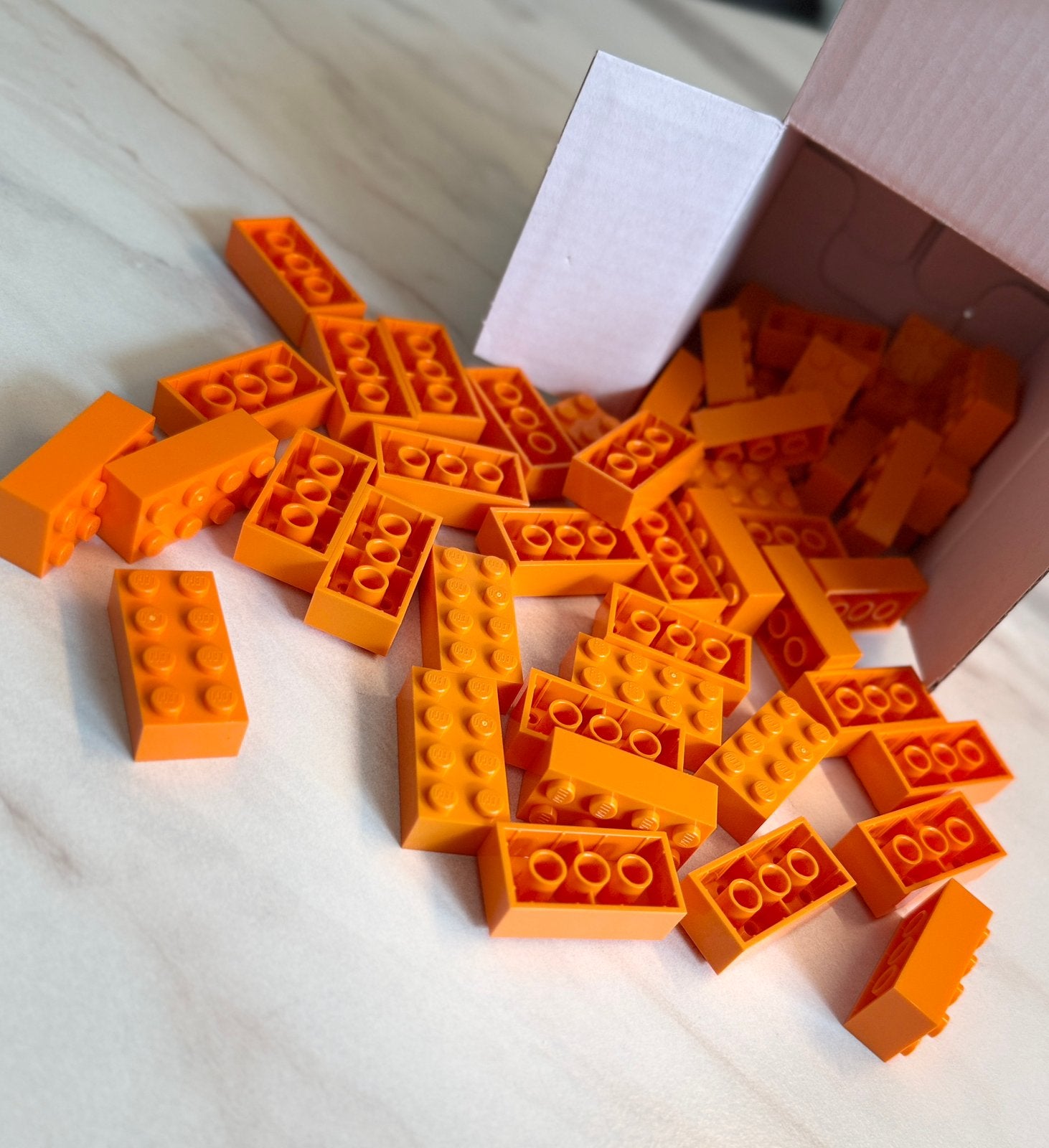 LEGO Collectors item: Oranje WK doosje met 50 bouwstenen, Ophalen, Overige thema's, Lego, Nieuw