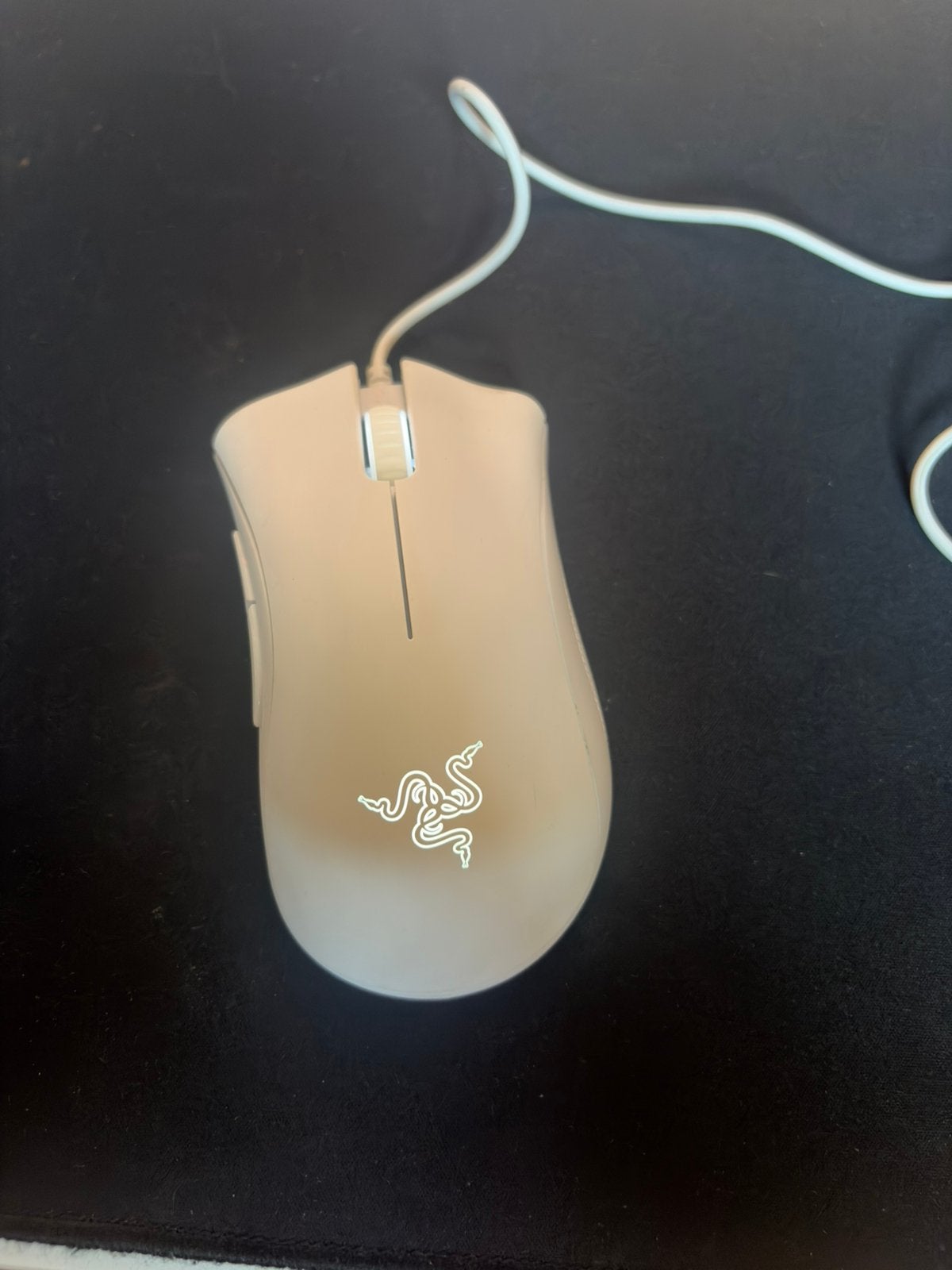 Gaming Muis Razer Deathadder White, Computers en Software, Muizen, Ophalen, Rechtshandig, Muis, Gaming muis